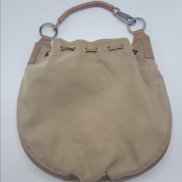 Vintage Large Gucci Shoulder Bag Beige - Picture 2 of 6
